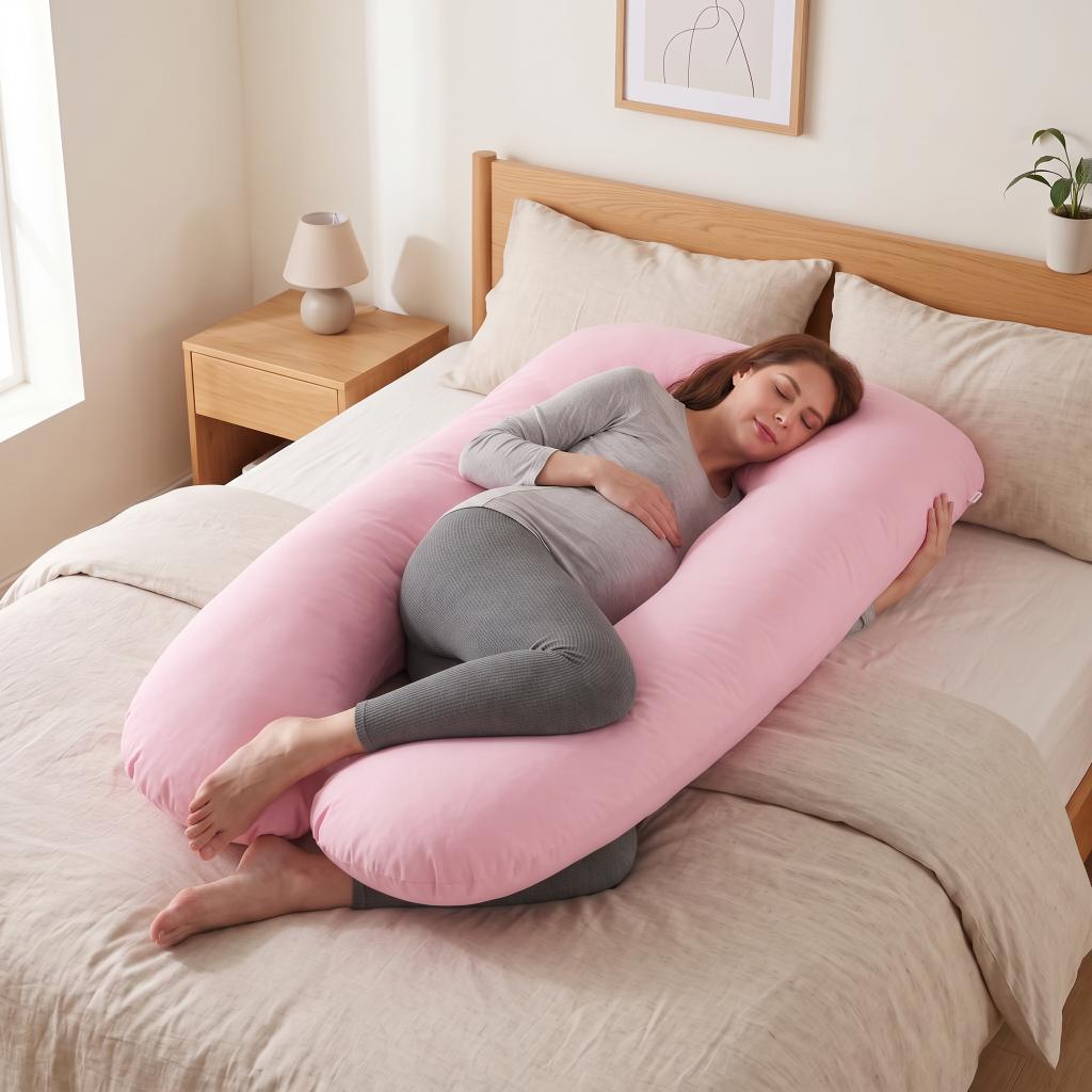 Coussin de grossesse et d'allaitement en forme de U