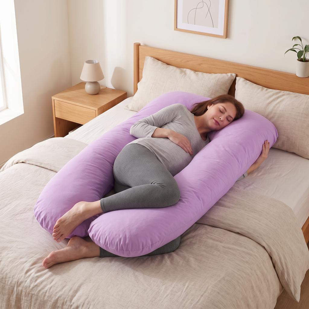 Coussin de grossesse et d'allaitement en forme de U